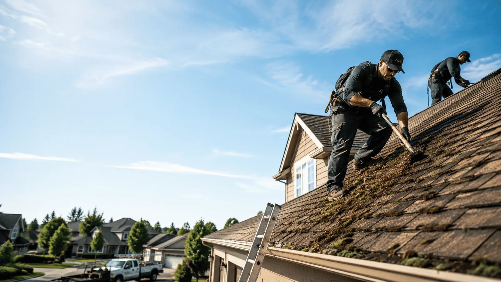 Roof Moss Removal in Orient, IL near me